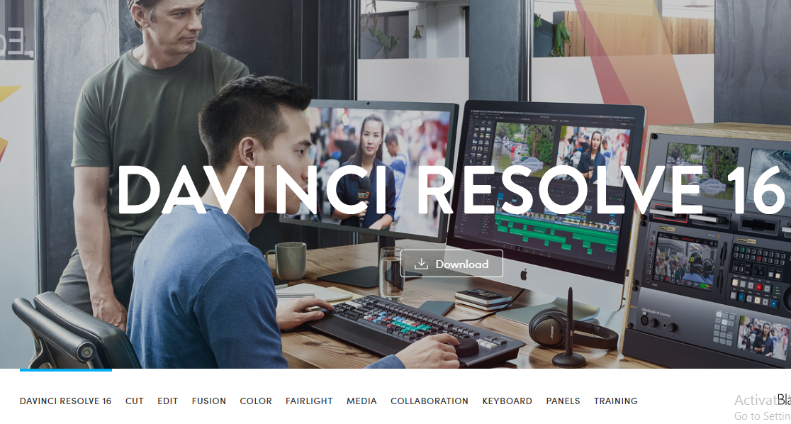 DaVinci Resolve Professional Video Creation Software